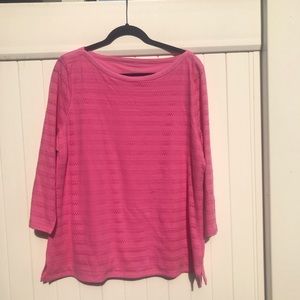 Talbots Pink Top